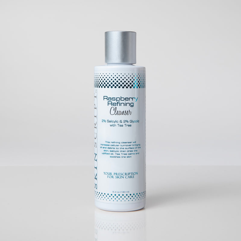 The Raspberry Refining Cleanser is a unique foamy cleanser that rebalances and improves skin texture while its active ingredients purify and restore vitality to skin. 6.4 ounces