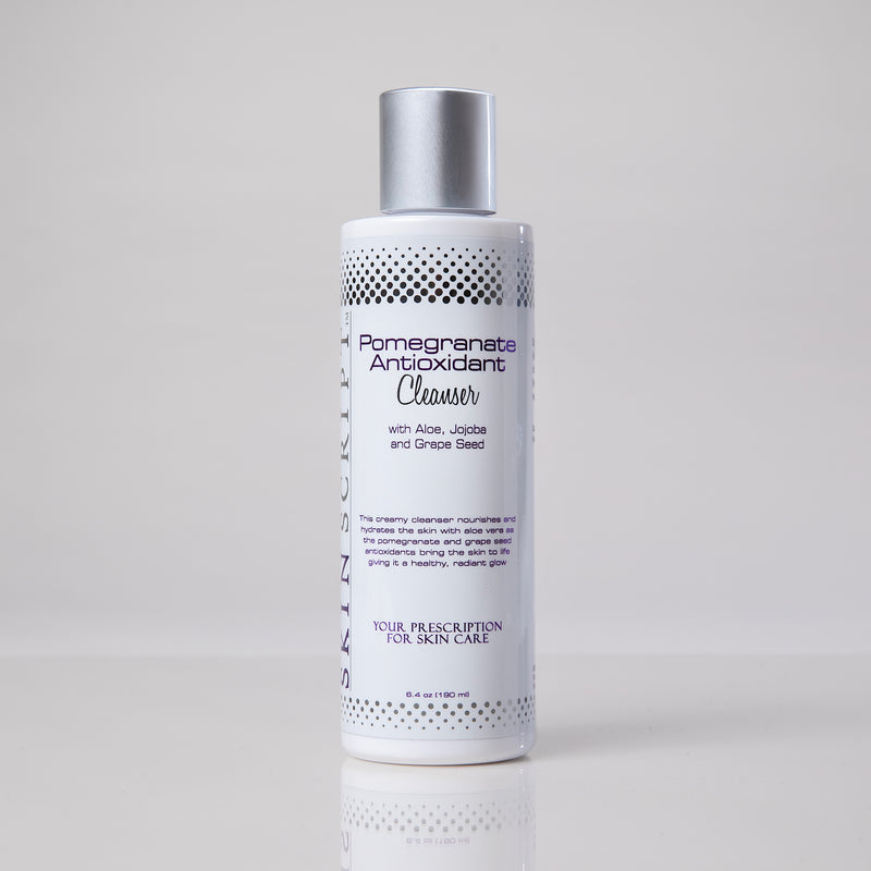 The Pomegranate Antioxidant Cleanser is a moderately rich cream-based cleansing option that is infused with a wide array of antioxidants, nutritional elements, and oils to restore and protect the skin. 6.4 ounces