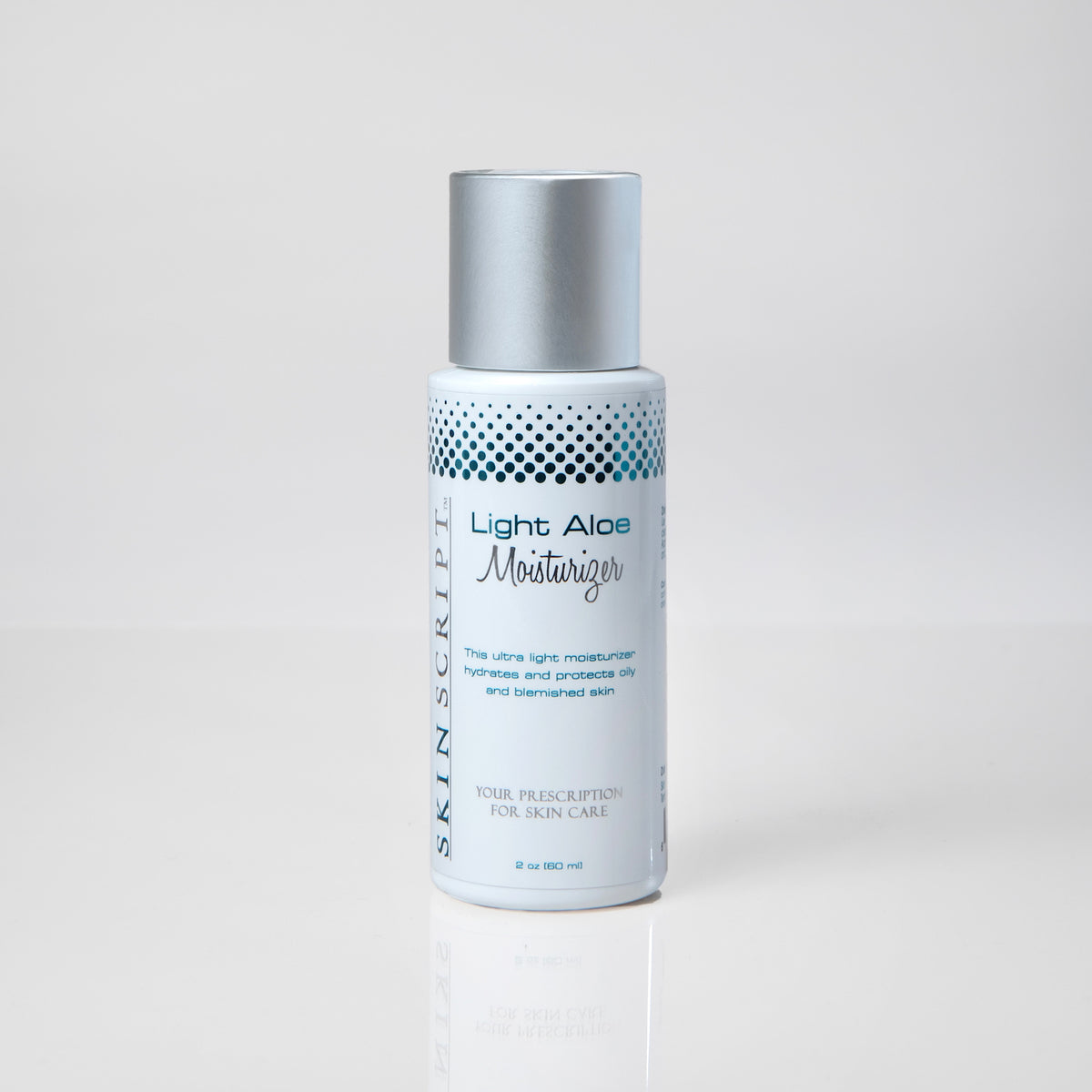 The Light Aloe Moisturizer normalizes and hydrates skin without leaving a heavy feel or film behind. 2 ounces 